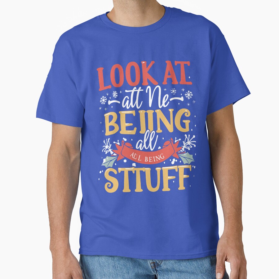 Look At Me Being All Festive And Stuff T-Shirts by MizoX7