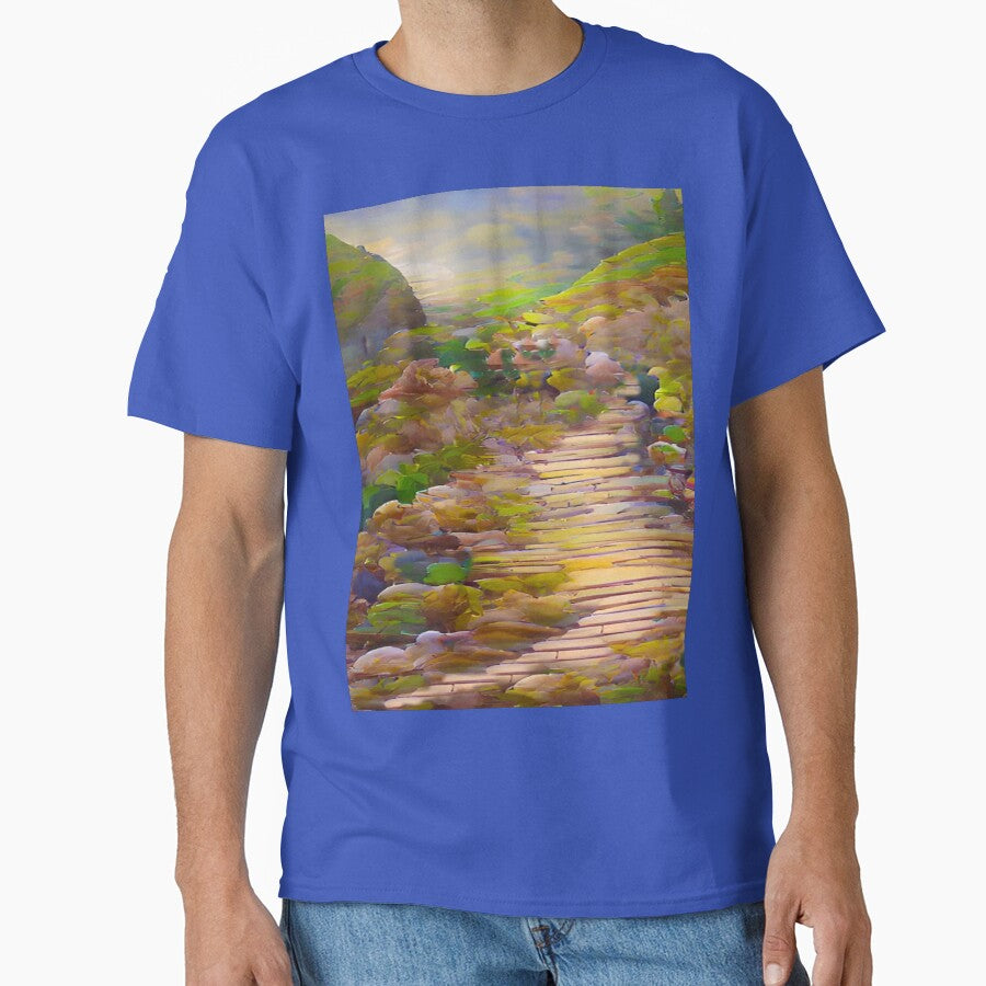 Pretty Impressionist Oregon Painting Hiking Trails  - Oregon by CattlettArt