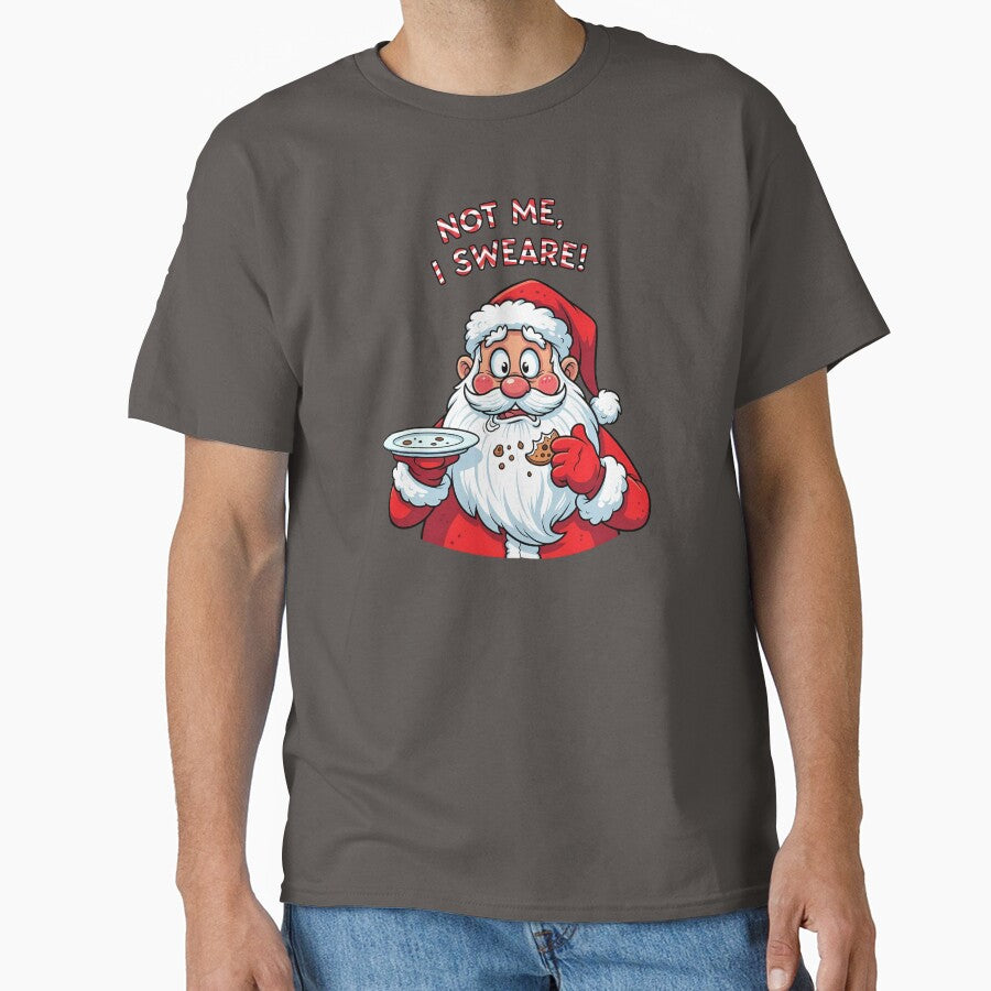 Santa’s Cookie Crisis Funny Christmas by Pixelzo