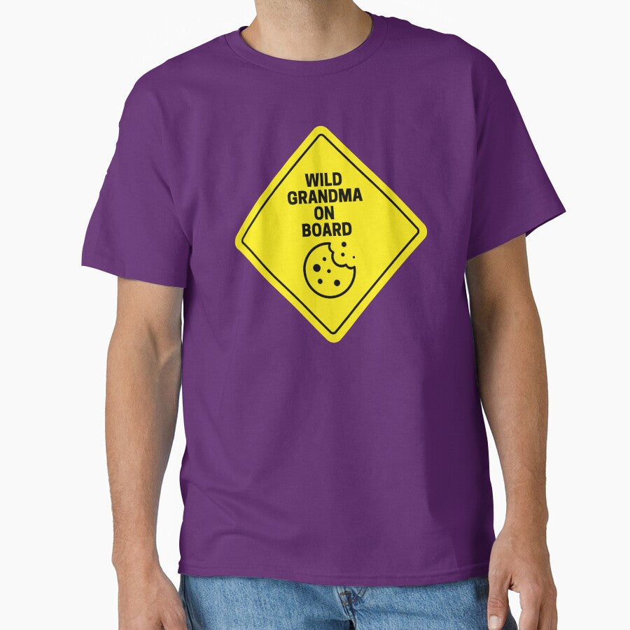 "Wild Grandma on Board" Sign by PositiveE