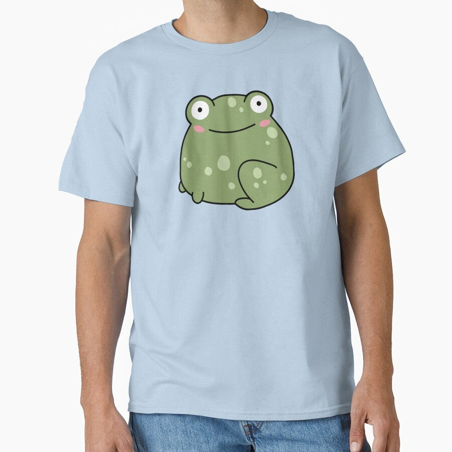 cute frog cartoon by trinketgal