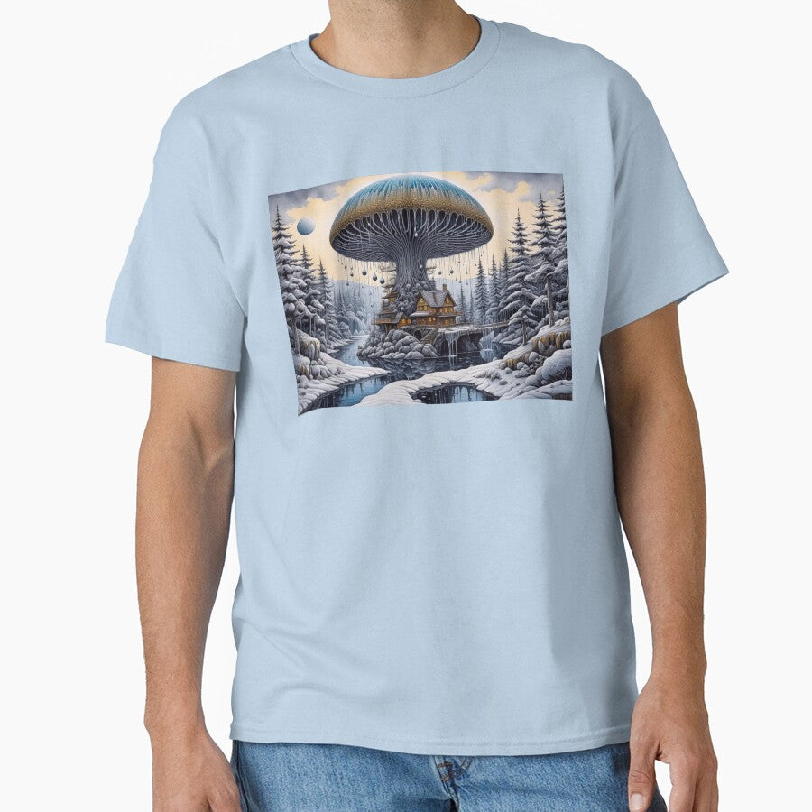 Snowy Mushroom Village by m-y-A-I-A-R-T-