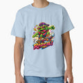 Radical Frog Skater – Retro 90s Cartoon Skateboarding Frog by slikar