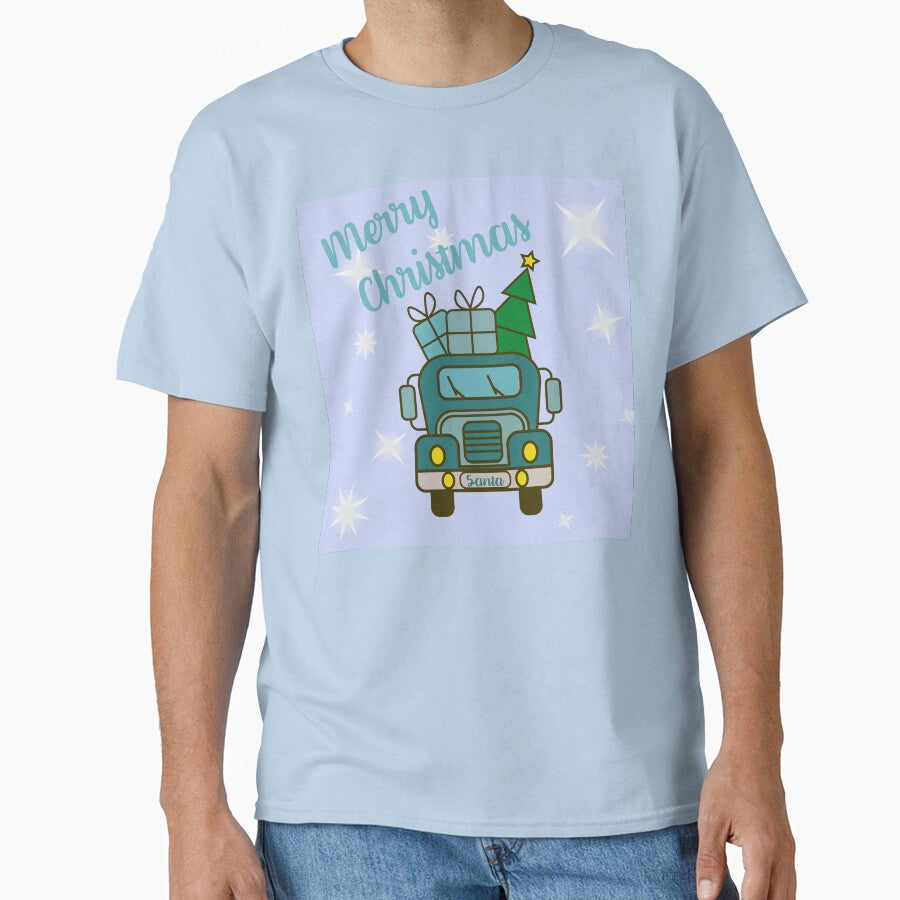 Christmas truck front view Merry Christmas by CutieBlue