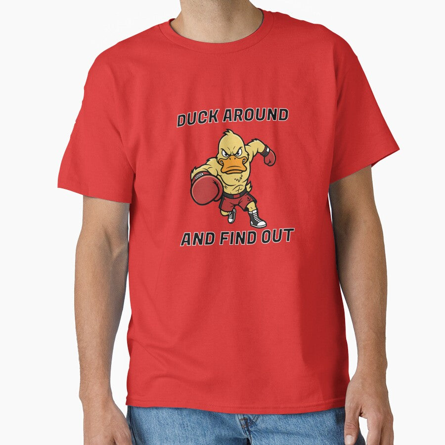 Duck Around And Find Out Funny Boxing Duck Gift by Chrono Design Workx