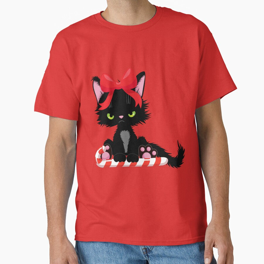 Christmas Angry Cat - Gift For Cat Lover Santa Stick by LionessLove