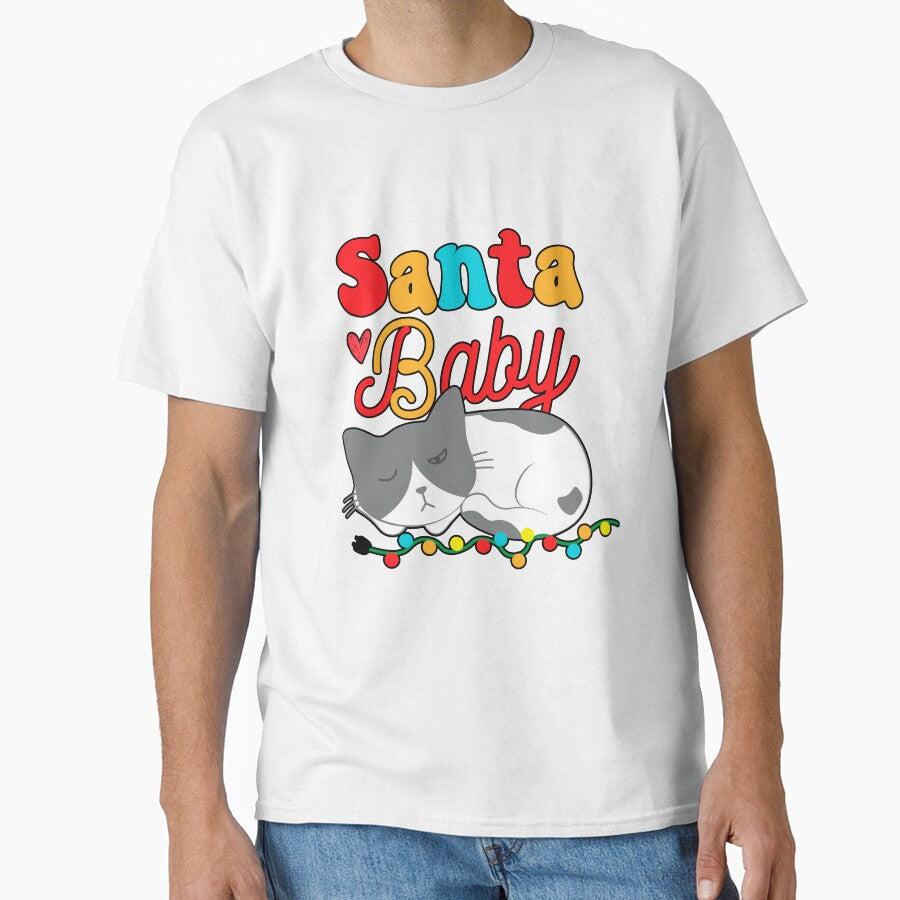 Cat Christmas Lights Santa Baby , Merry Christmas by wescor5000