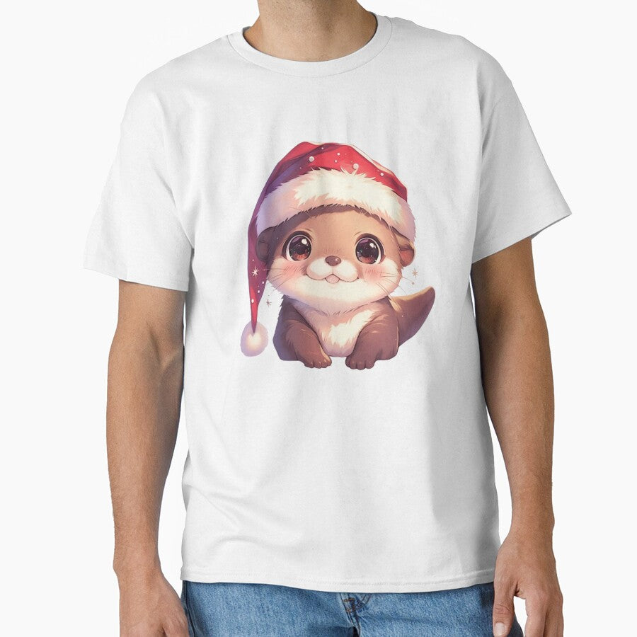 Christmas Otter by Lenycherry_art