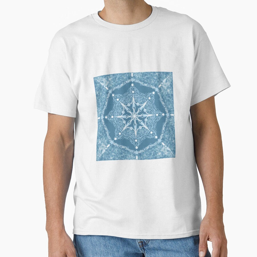 Pale blue snowflake by PalmenteriArts