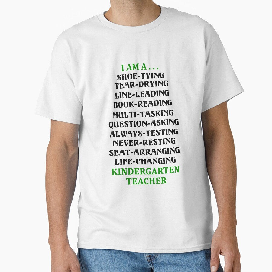 I am a Kindergarten Teacher 2 Black by Nitronus
