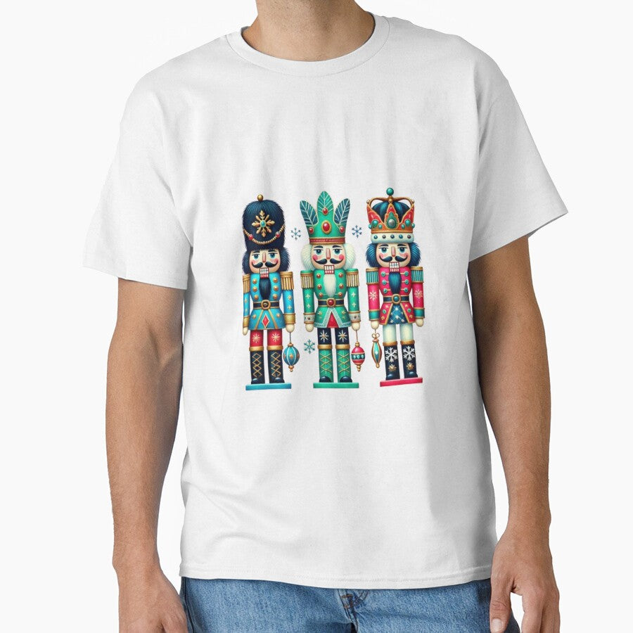 Festive Nutcracker Trio - Colorful Holiday Decor Design by GemBob Creations