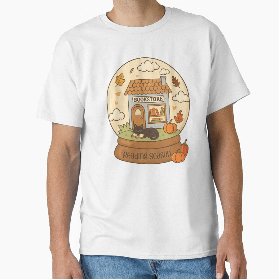 Snow Globe of a fall Bookstore by BookishEve