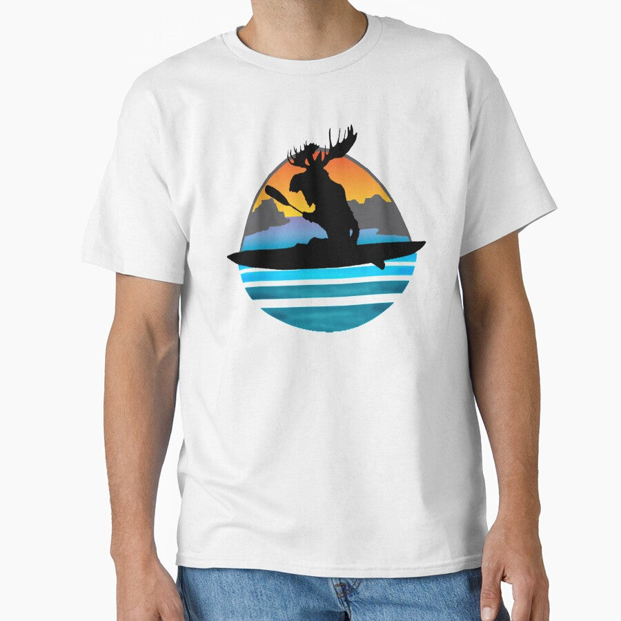 THE MOOSE PADDLER by NINUNO