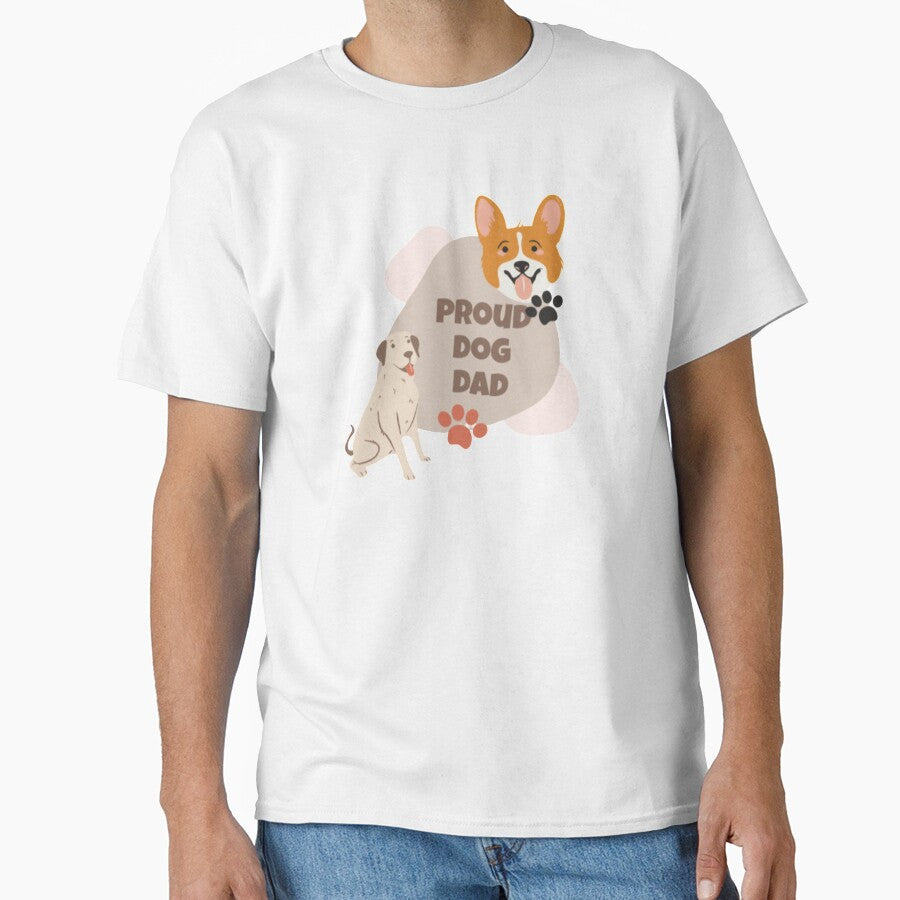 Proud Dog Dad print by kirstenovich