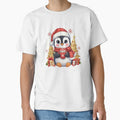 Cute Christmas Penguin PNG | Winter Scarf and Santa Hat Holiday Design by Ellen'Studio
