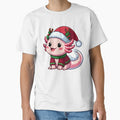 Christmas Axolotl Cute Kawaii Axolotl Santa by Print Magic Gallery⭐⭐⭐⭐⭐