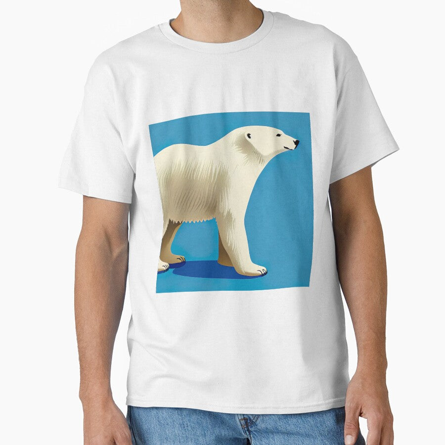 Polar bear walking by artsyworldart