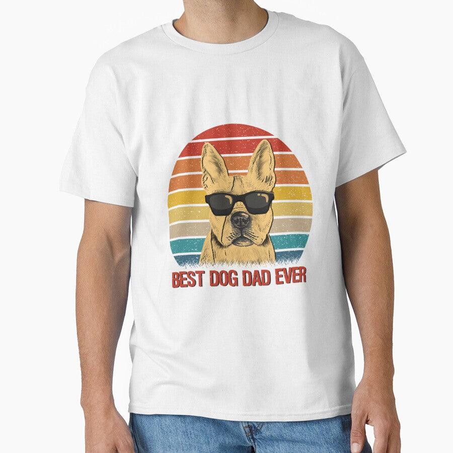 Best Dog Dad Ever Retro Vintage by Meggie179