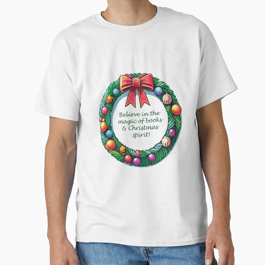 Christmas Wreath Magic of reading by FableAndThread