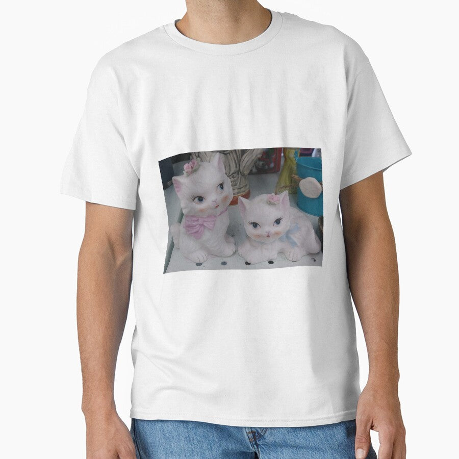 White Cats With Flowers and Ribbons by happy-thrifting