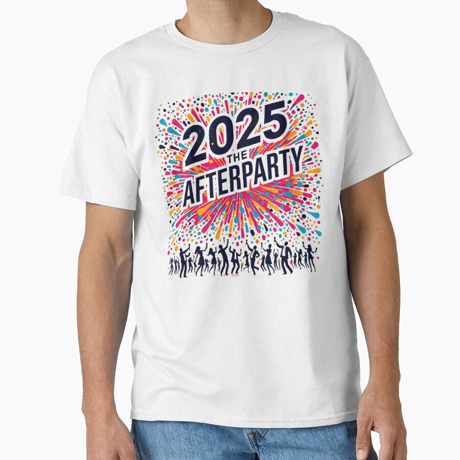 2025 after party t shirt new year countdown celebration by moba--mania