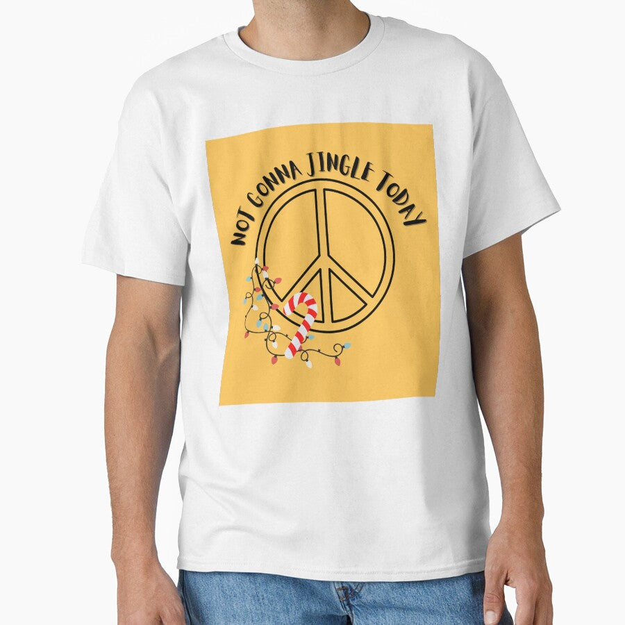 Not Gonna Jingle Today - Funny Introvert Christmas Peace Gift Mustard by Extremeallie