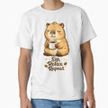 Relaxing Capybara Coffee Design by StyleBloomes