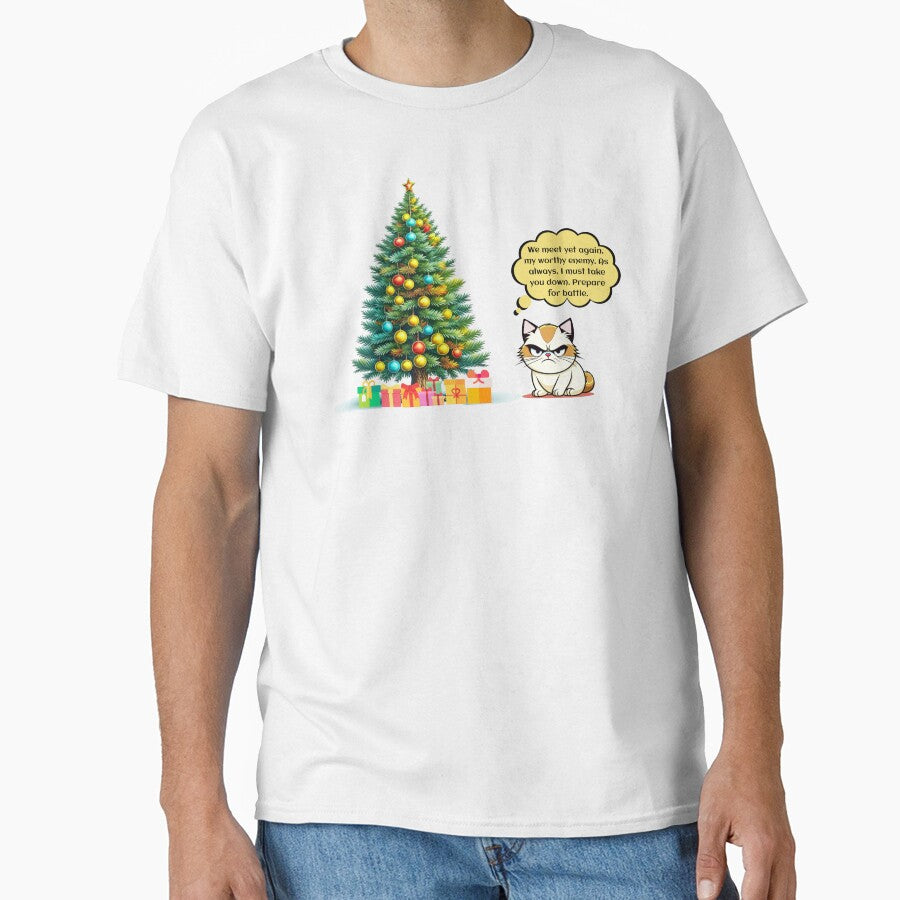 Cat vs. Christmas Tree by I-I-Trading-Co