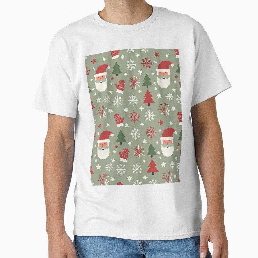 Santa Seamless new year Pattern by Meemaart