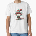 Axolotl Christmas Elf by Audrey Janvier | AJD