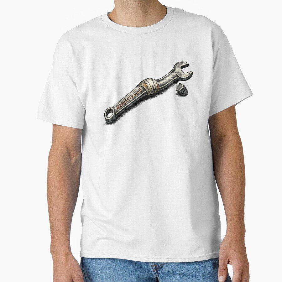 Warranty Void Bent Wrench Mechanic Graphic by Concrete Coffee Studio