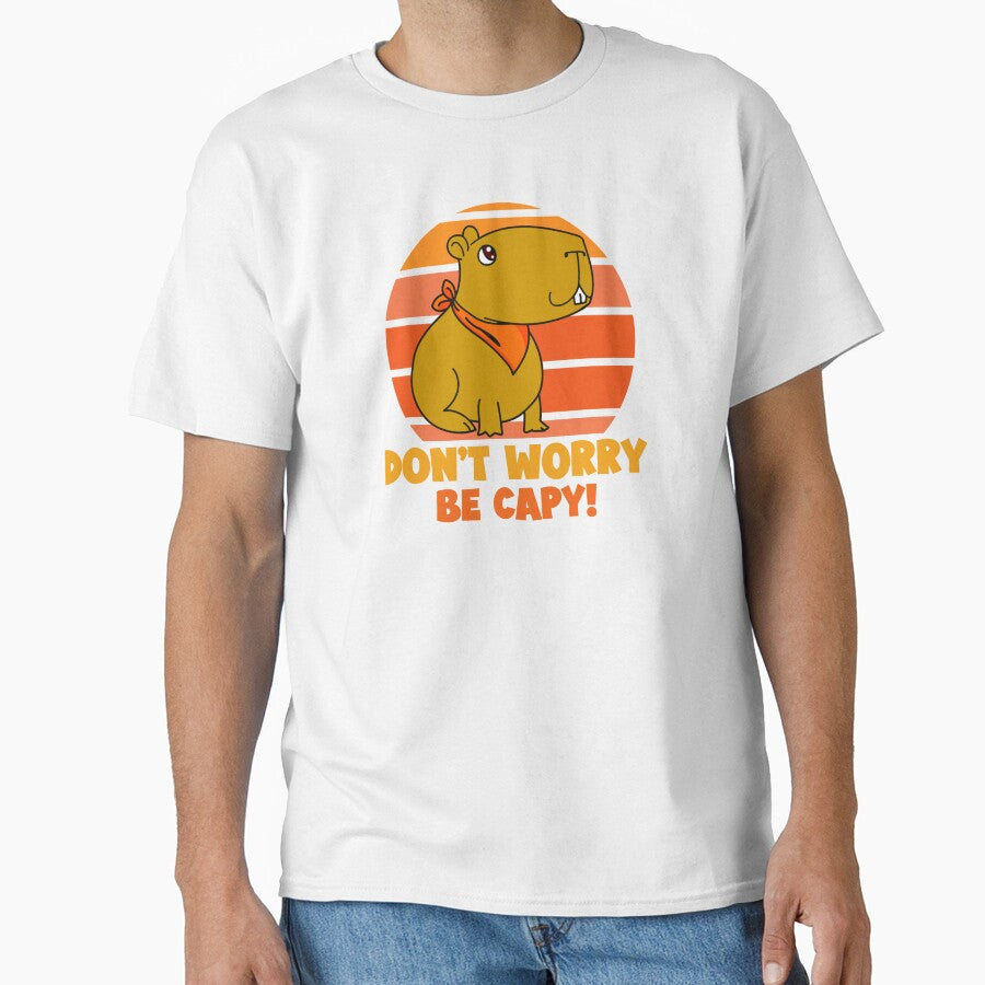 Funny Capybara by Sartoris Art
