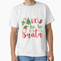 Ho Ho Ho Santa Claus Christmas Holiday Festive Design by angeldustartist