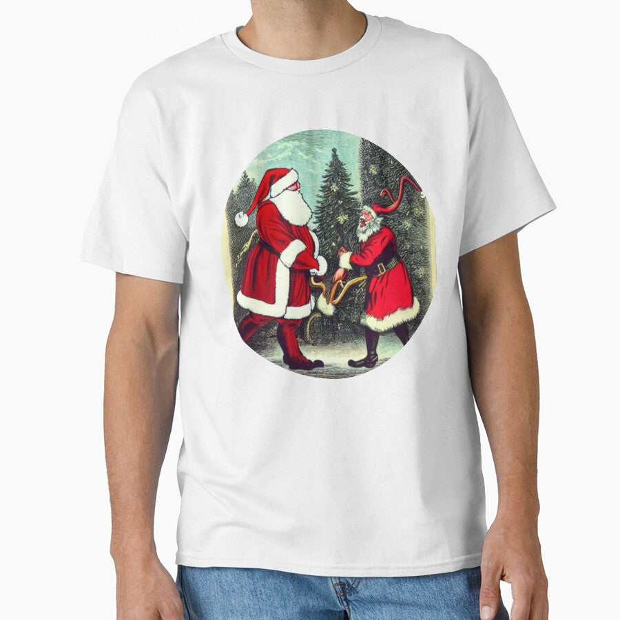 Santa and Krampus Clause by Alchemytshirts