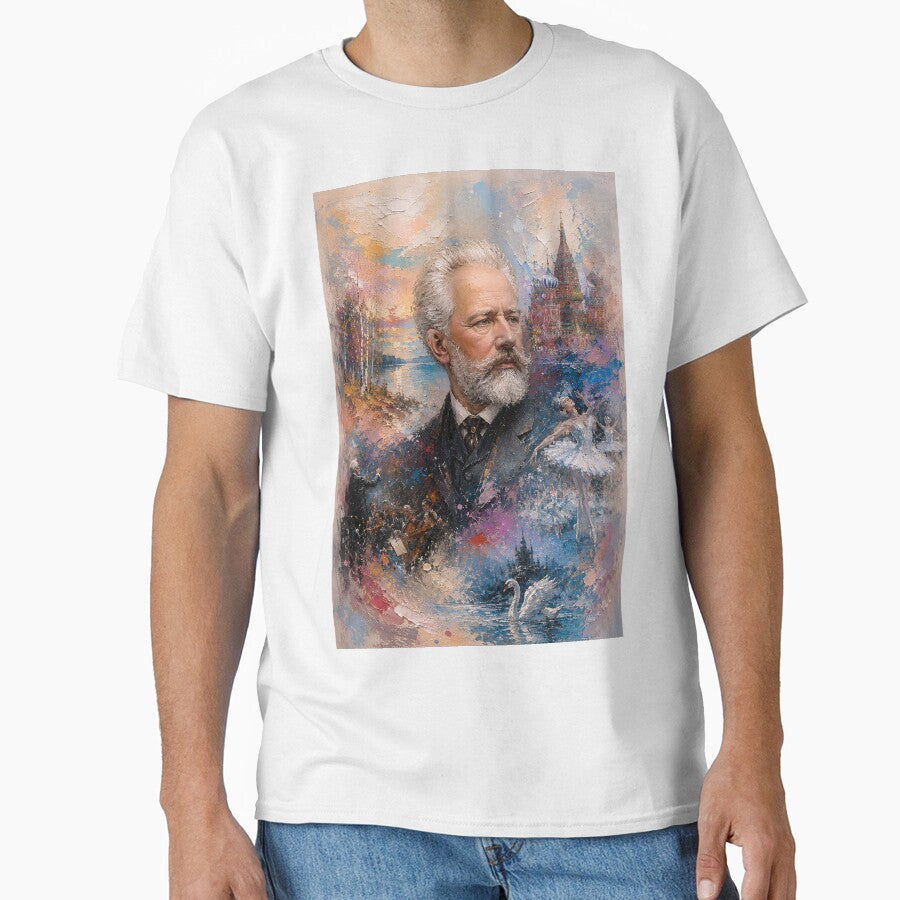 Pyotr Tchaikovsky, Russian composer painting. by GalleryKauffeld