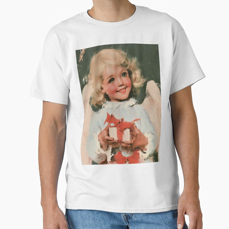 Vintage Christmas angel card by MendaciousMina