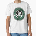 Snowman drinking coffee — “Snowbucks Coffee” logo by wingoo22
