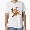 Otter Claus on a Reindeer Ride – Adorable Christmas Otter by Otterly Cute