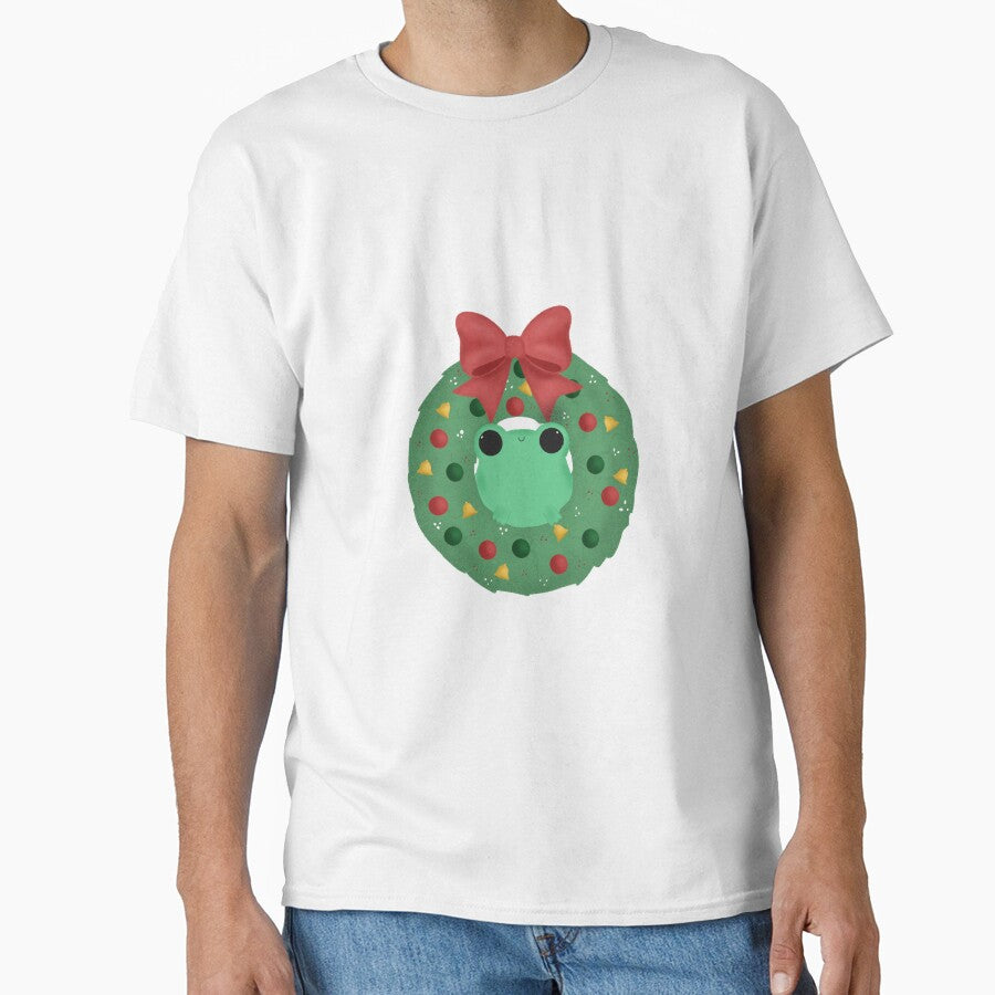 Christmas Frog Wreath by Cattodoodles