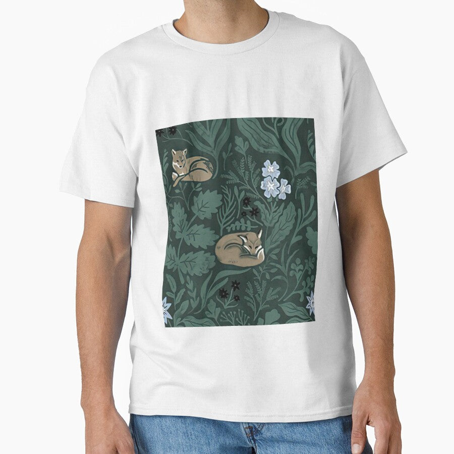 Fox Floral Pattern by VickyCloset