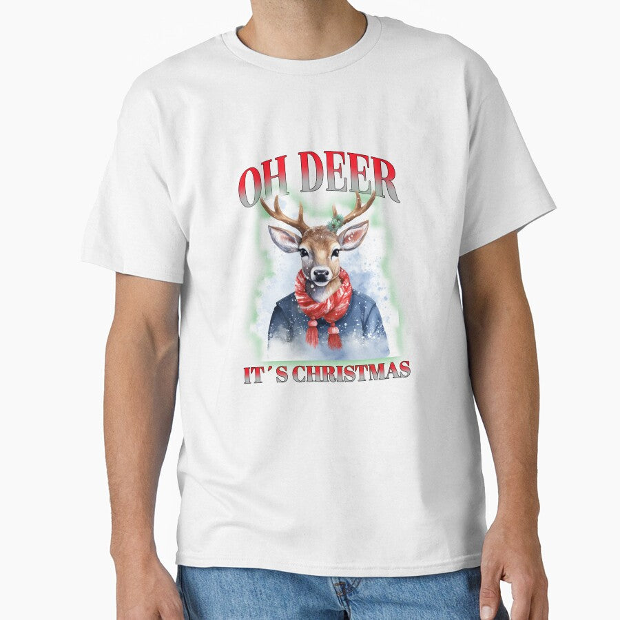 Jingle All The Way Holiday Vibes Rudolph Reindeer Xmas Christmas Holidays by OliveAndSnow