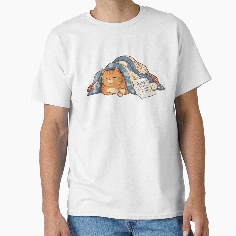 Funny Realistic New Year Goals Cat by StickyGuys