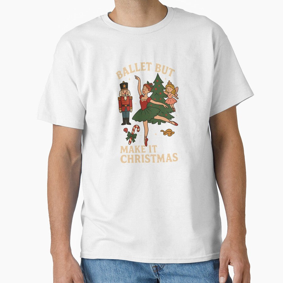 Whimsical Christmas Nutcracker Ballet Sugar Plum Fairy Design by caijoprints
