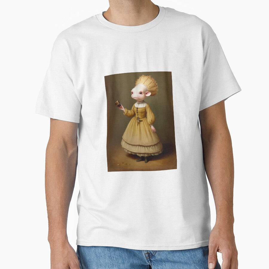 Axolotl Renaissance Painting Funny Cute Gift by CheeseBlueprint