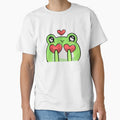 Cute Frog with Hearts – Kawaii Love Frog Sticker by kyDesigns.CO