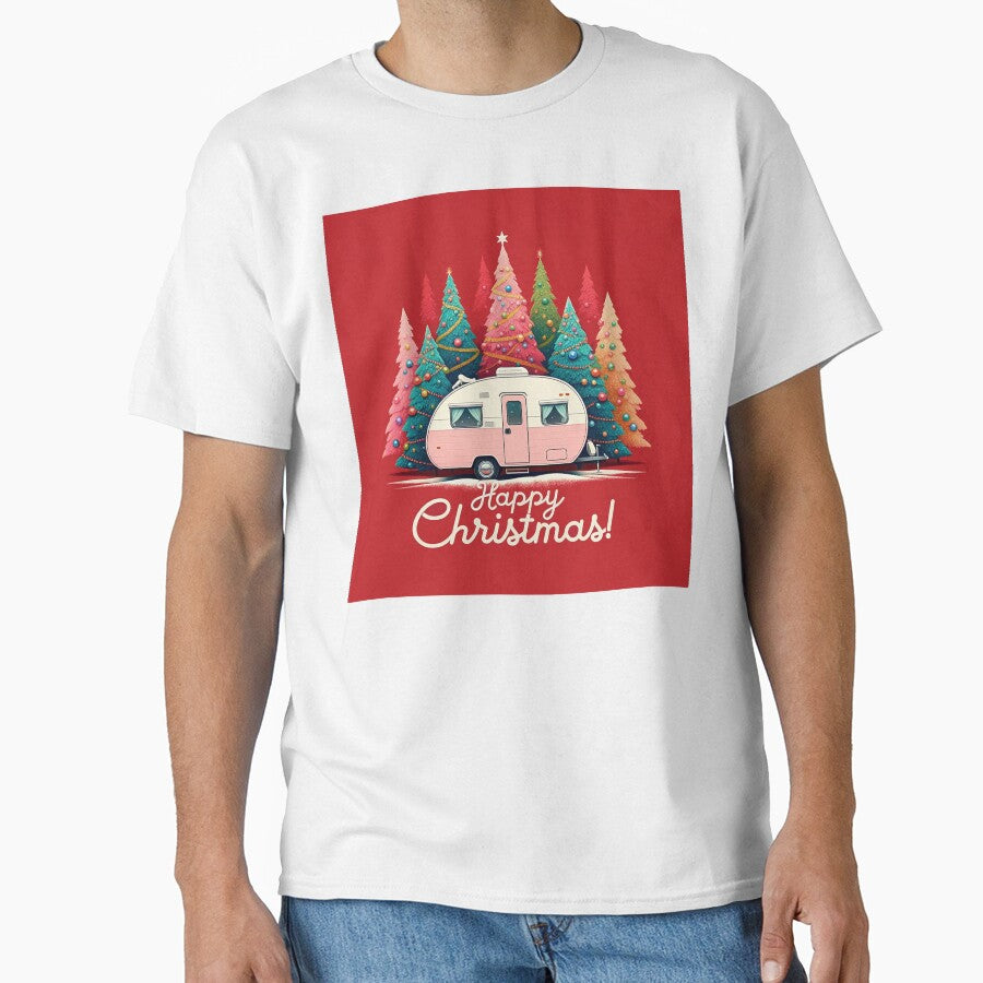 Happy Christmas Pink Camper | Pink Christmas Trees by PinkGoddessLove