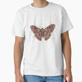 Floral Moth Cherry Blossom Dark Art by MossMirrorArt