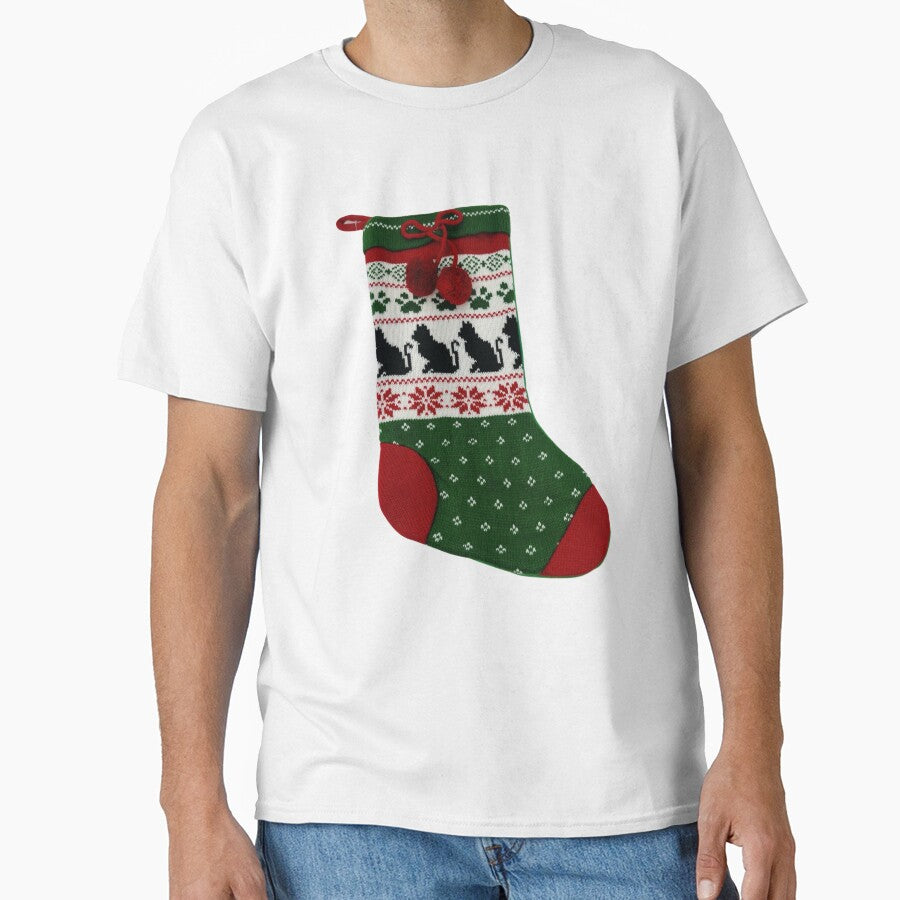 Cat Christmas Stocking by bubblegumhearts