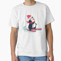 Cute Penguin Skiing Cool Winter Sports by treasure-crafts