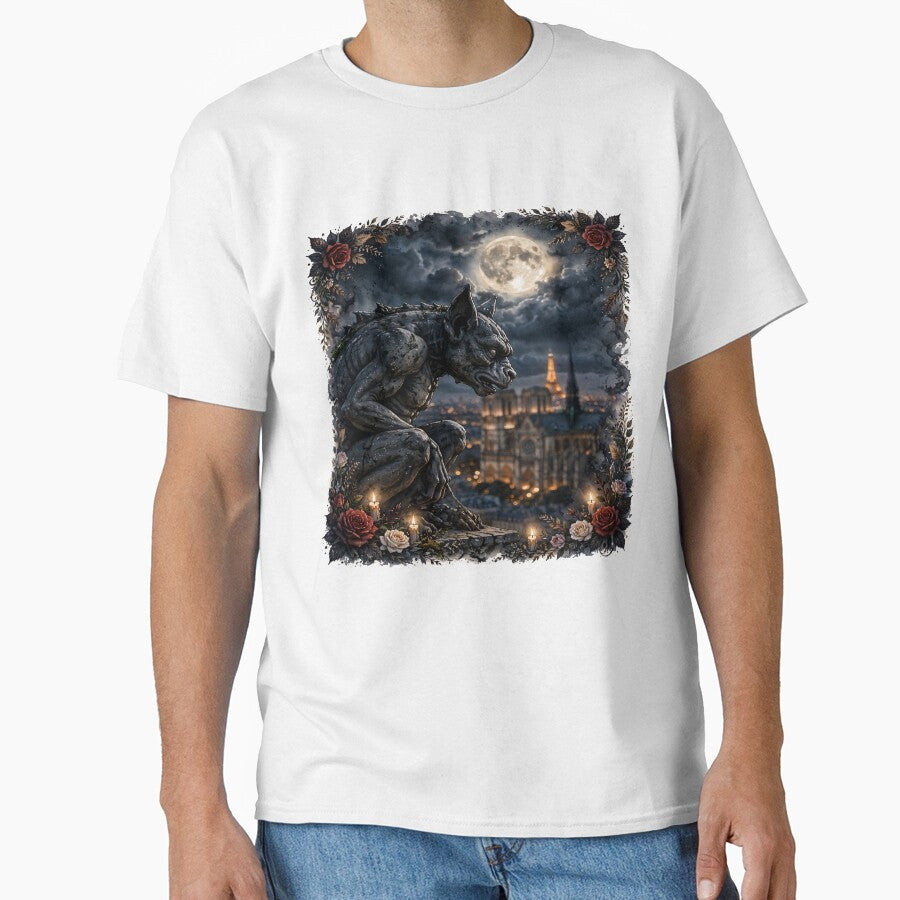 Notre Dame Gargoyle - Dark Academia Gothic Paris by Neurospicy Trolls